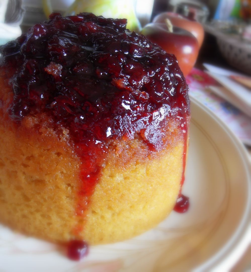 Steamed Cherry Bakewell Pudding The English Kitchen